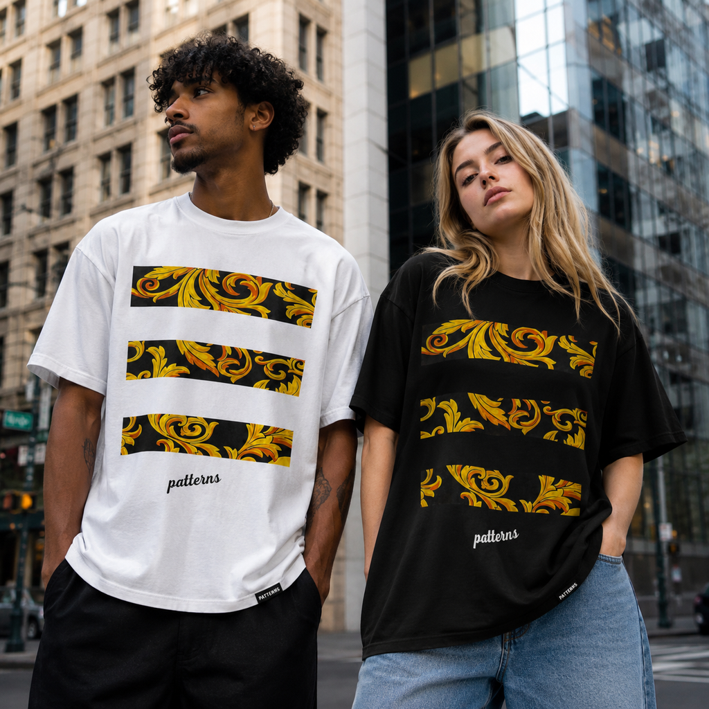 Baroque Patterns Tee (White)