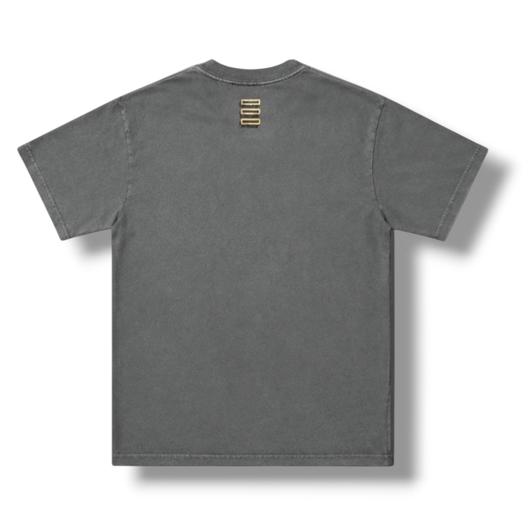Old Gold Patterns Logo Tee (Cement)